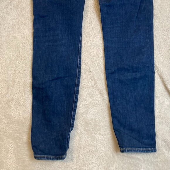 Madewell Women's Jeans Size 28 10" High-Rise Skinny Blue Denim Cotton Blend - Picture 12 of 16